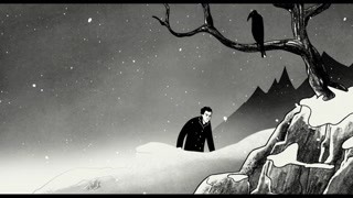男子艰难的逃离了政府冒着风雪走了几天几夜