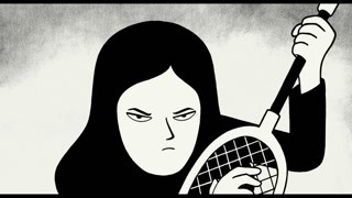 伊朗小女孩玛姬不受封建约束在家里激情摇滚