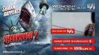 《鲨卷风2》最新预告 "天降鲨鱼"的一百万种死法