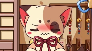 猫铃将铃铛送给茶喵 茶喵完全不知道猫铃的心意