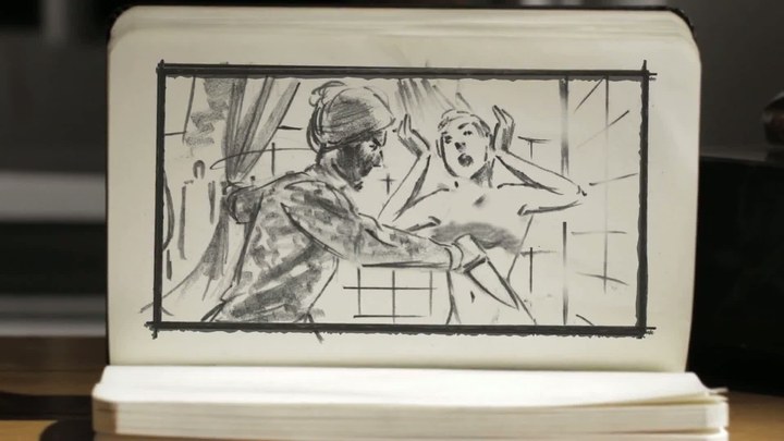 希区柯克 花絮1：The Shower Scene in Storyboards