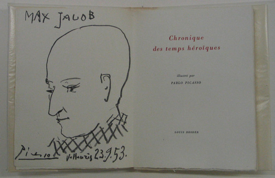 毕加索-Portrait of Max Jacob 第1页