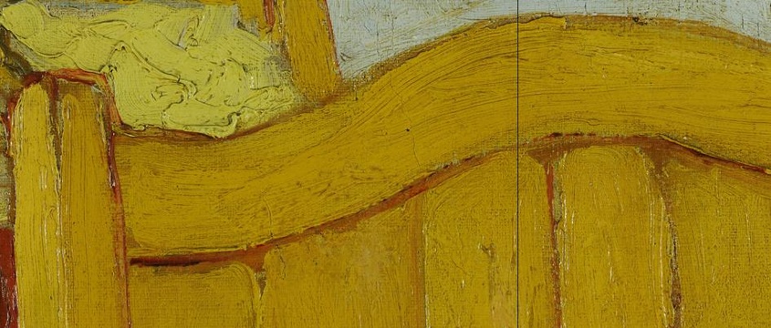 梵高-The bedroom, detail，Vincent van Gogh 第1页