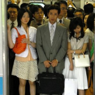 表情直击日本女孩挤表情,地铁销魂,十分a表情表萌猫表情包的萌叫图片