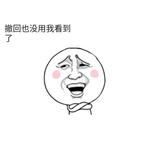 表情撤回也没用我看到了表情