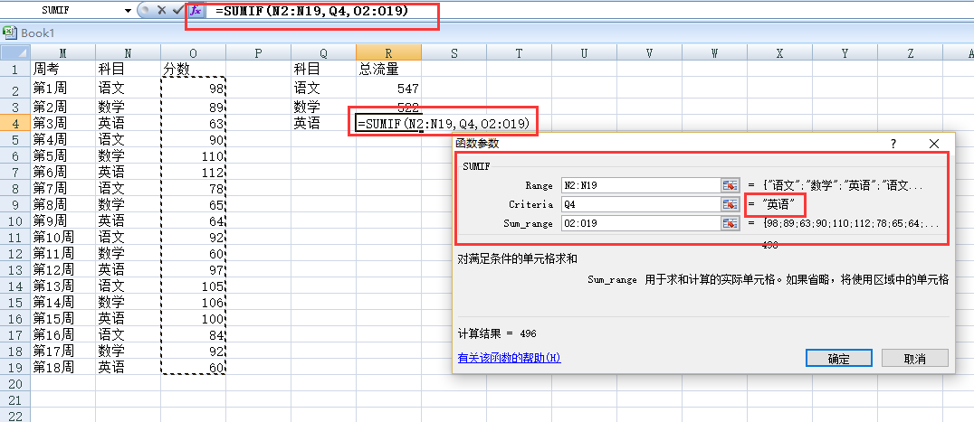 Excel表格如何使用Sumif函数