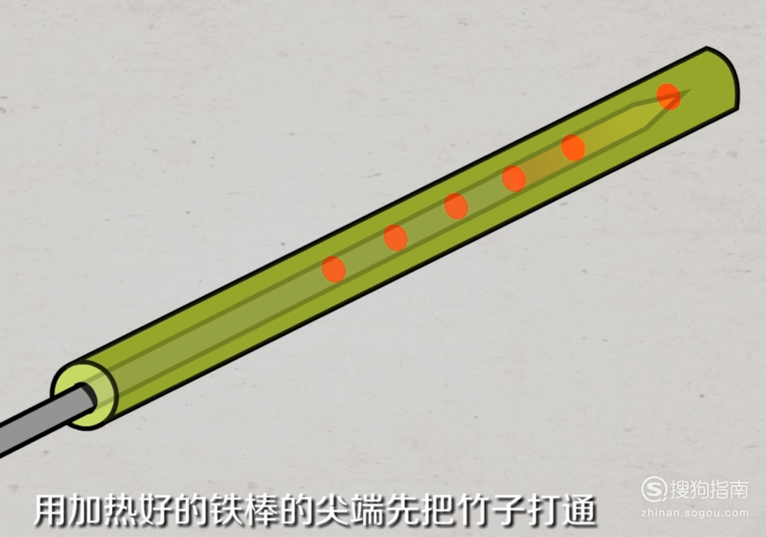 07最后,我们的竹笛就制作完成了!是不是很简单呢?你学会了吗?