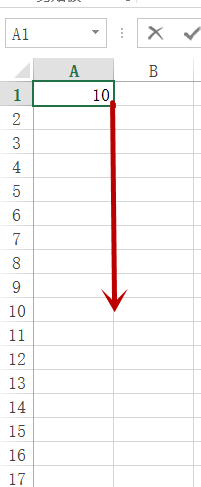 excel2010如何设置下拉递增