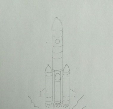 火箭画法教程怎么画火箭如何画火箭简笔画专家详解