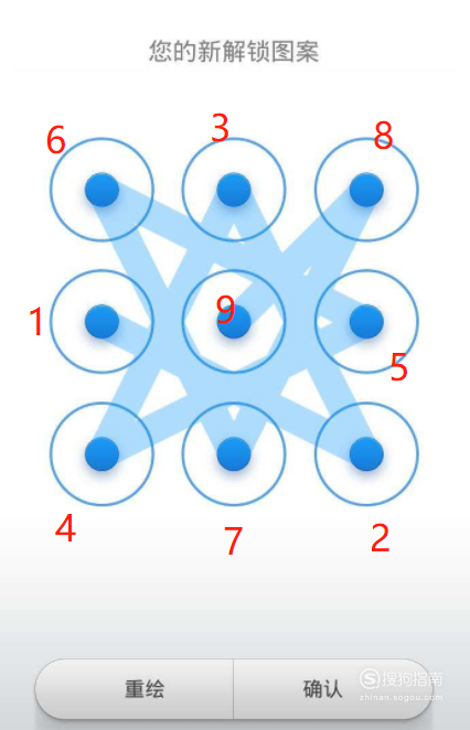 复杂手势密码图案看完就明白