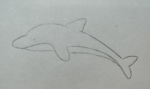 简笔画怎么画海豚来充电吧