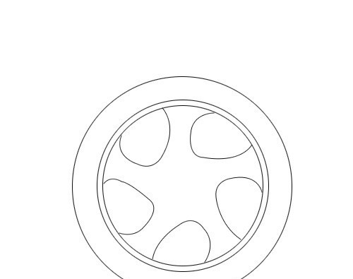 如何画汽车车轮简笔画看完就知道了