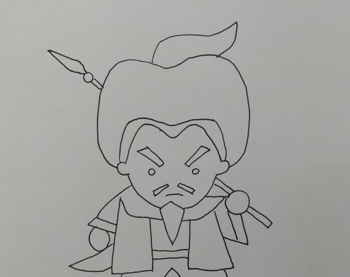 水浒传之林冲铅笔画简笔画绘画方法你需要学习了