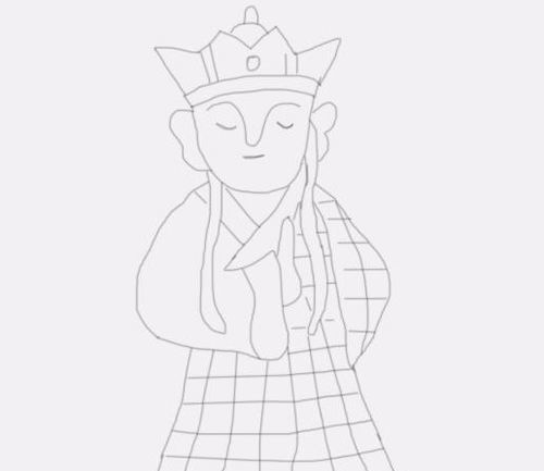 简笔画唐僧是怎么画的大师来详解