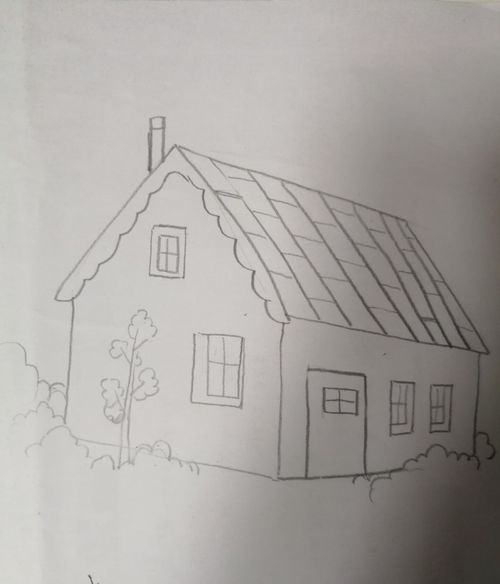 简笔画美丽的小房子又快又好
