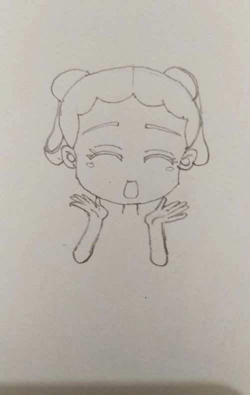 简笔画q版姑娘赵丽颖花千骨来看看吧