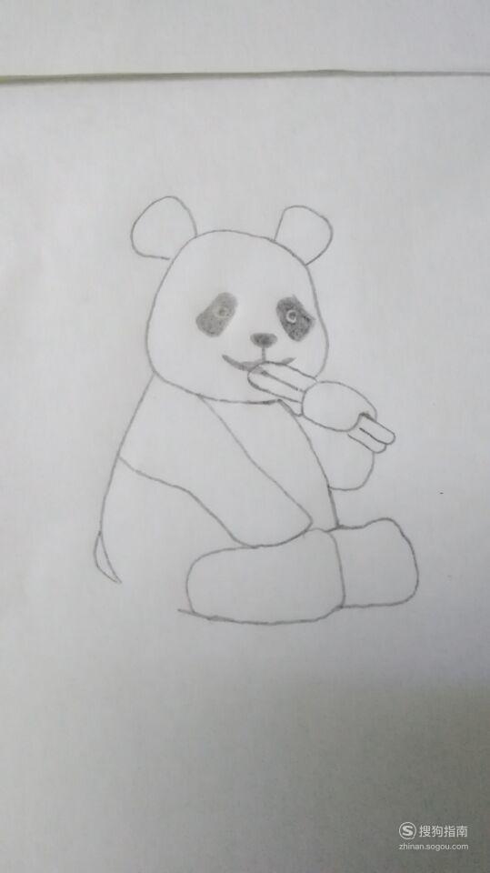 熊猫简笔画怎么画需要技巧