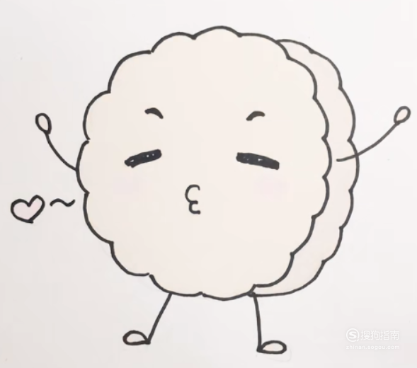 中秋简单好看月饼的画法 看完就明白