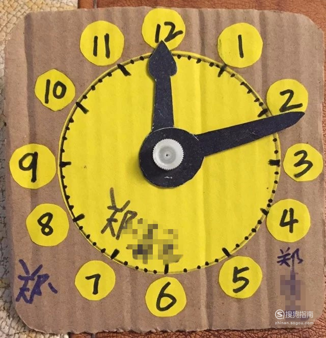 幼儿手工制作钟表看完就明白