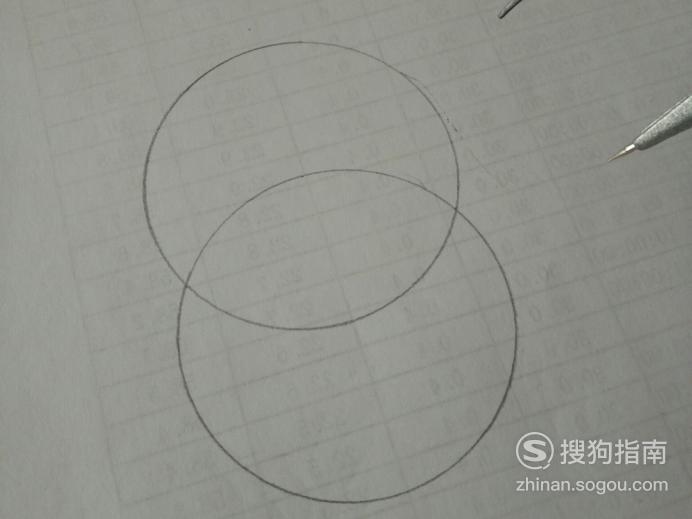 如何用圆规画一朵六瓣花 又快又好