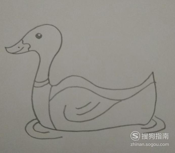 如何画一只水中的鸭子你需要学习了