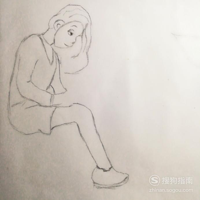 低头看书的女孩简笔画的步骤懂得这些技巧就够了