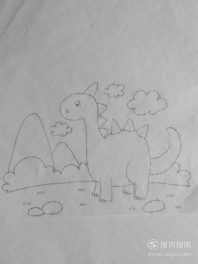 简笔画恐龙的画法 这几步你要了解