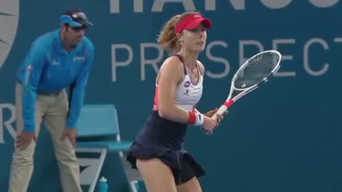 2017WTA布里斯班赛穆古鲁扎02科内特 整场回放