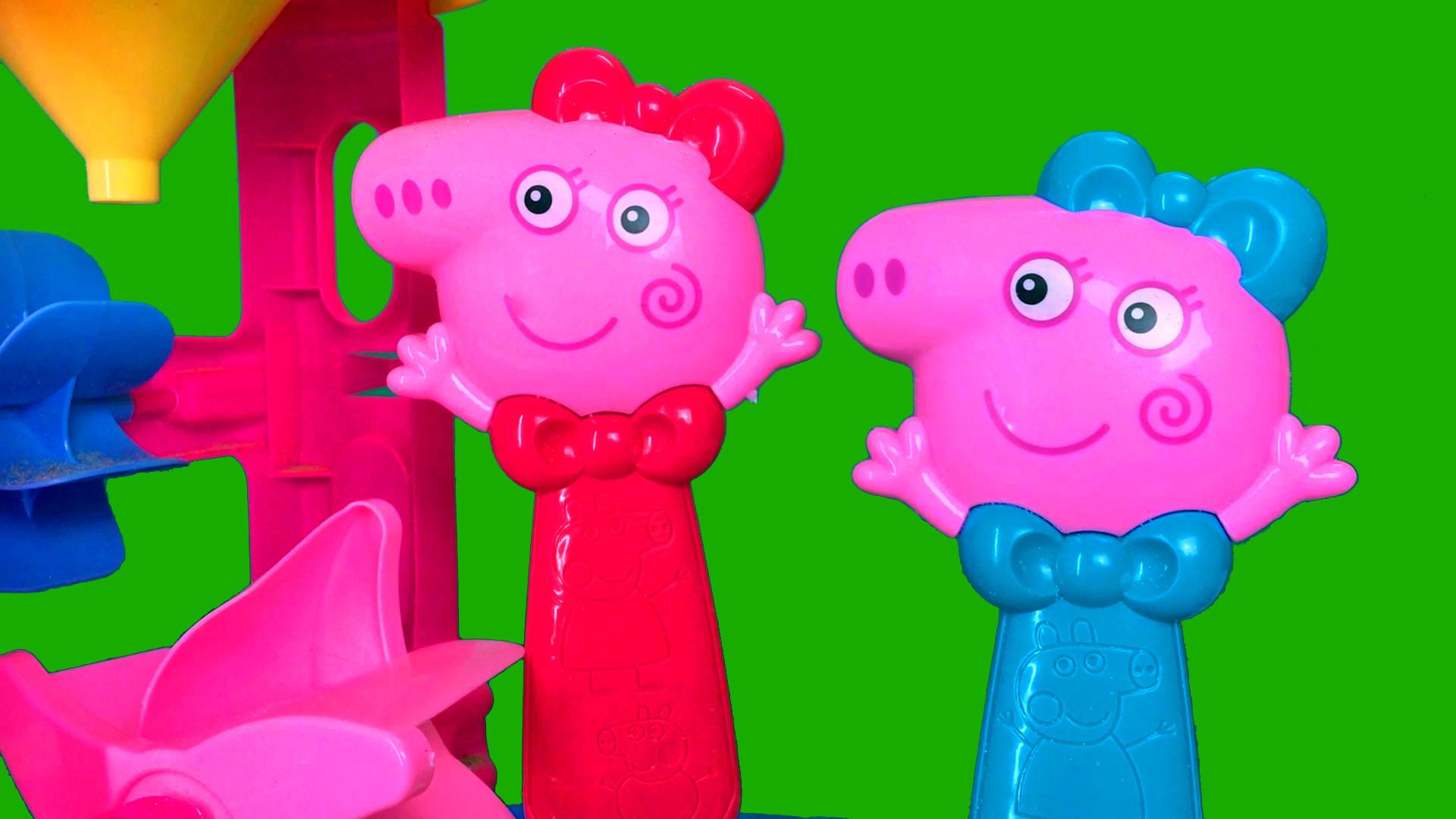 参观小猪佩奇的家 过家家亲子游戏