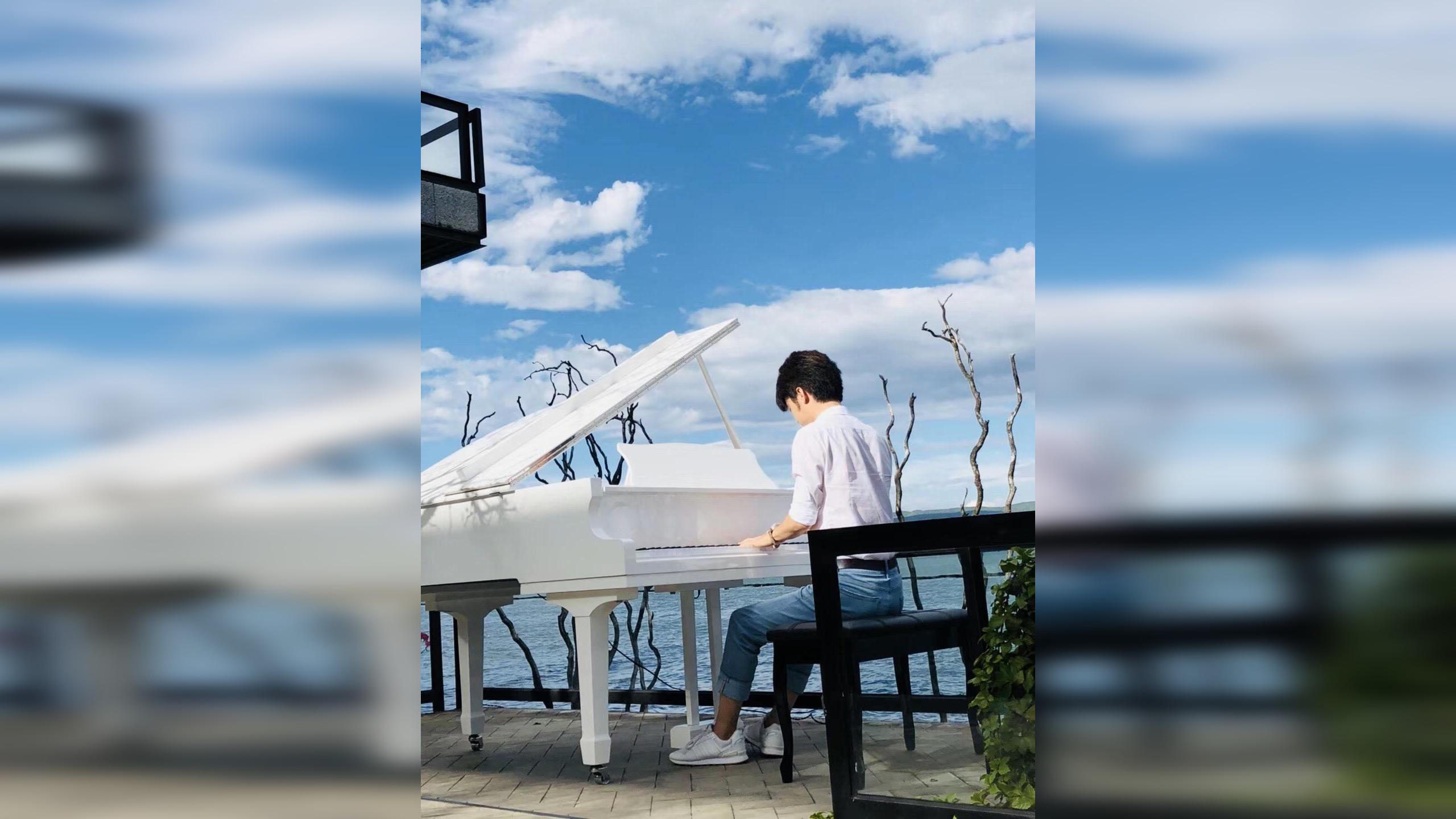 《梦中的额吉》-夜色钢琴曲-赵海洋