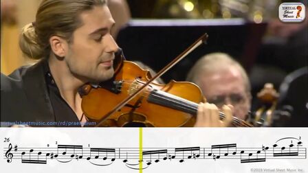 [图]【附谱同步】男神David Garrett—克莱斯勒 前奏与快板