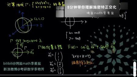 [图]【典型解法】球面与平面交线的参数方程