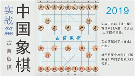 [图]中国象棋实战:橘中秘杀法非常实用,速战速决有技巧