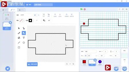 [图]Scratch中级项目案例《最难小游戏2》