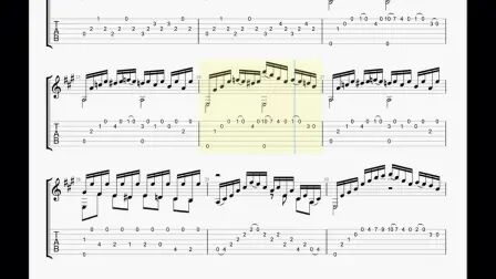 [图]卡尔卡西练习曲第25首吉他谱