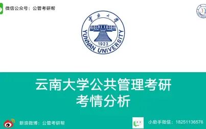 [图]【22公管考研】云南大学公共管理考研考情分析