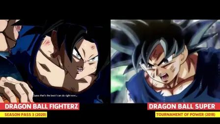 [图]《七龙珠 FighterZ》游戏 VS 动画!