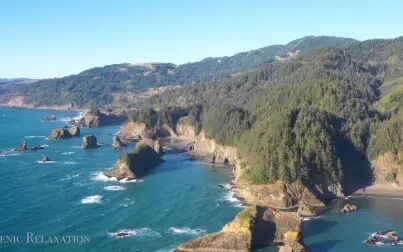 [图]The Oregon Coast - 4K Calming Music 俄勒冈州海岸之美 自然风光