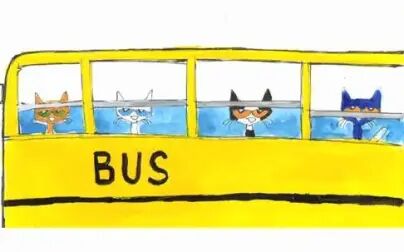 [图]Pete The Cat -The Wheels on the Bus 原版原声绘本