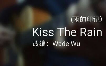 [图]【指弹吉他改编】Kiss The Rain (雨的印记) - Wade Wu