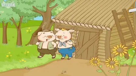 [图]The Three Little Pigs -三只小猪- Folktales 1 Chinese By Little Fox