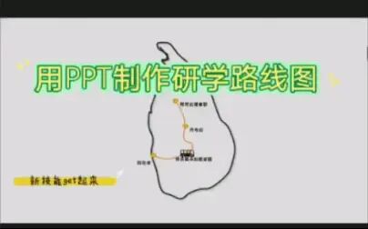 [图]用ppt制作地理研学路线图