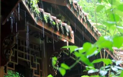 [图]【古风白噪音】屋檐下的雨声 春雨润物