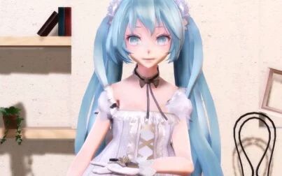 [图]【MMD】【说谎家】Miku White Dress