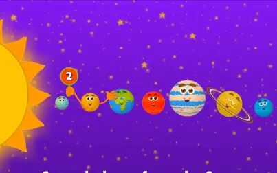 [图]太阳系之歌 Solar System Song #幼儿园英语歌曲#