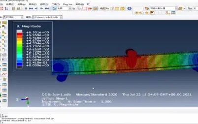 [图]工字梁abaqus有限元分析