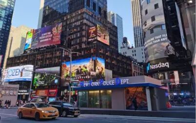 [图]一分钟带你游美国纽约的时代广场 New York Times Square in the USA