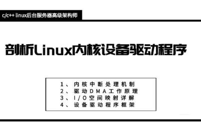 [图]剖析Linux内核设备驱动程序