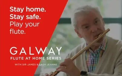 [图]【教学/生肉】Sir James Galway at Home Lesson #5