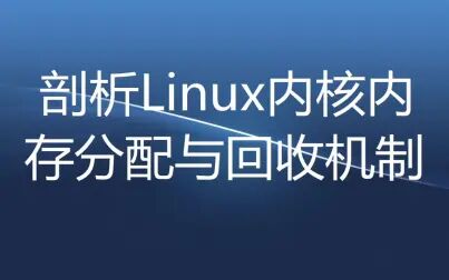 [图]【零声学院】剖析Linux内核内存分配与回收机制